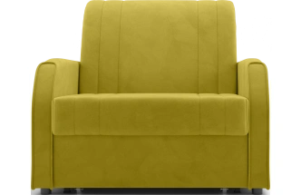 Кресло-кровать Турин 80, модель 053, Velutto 28 (горчичный)