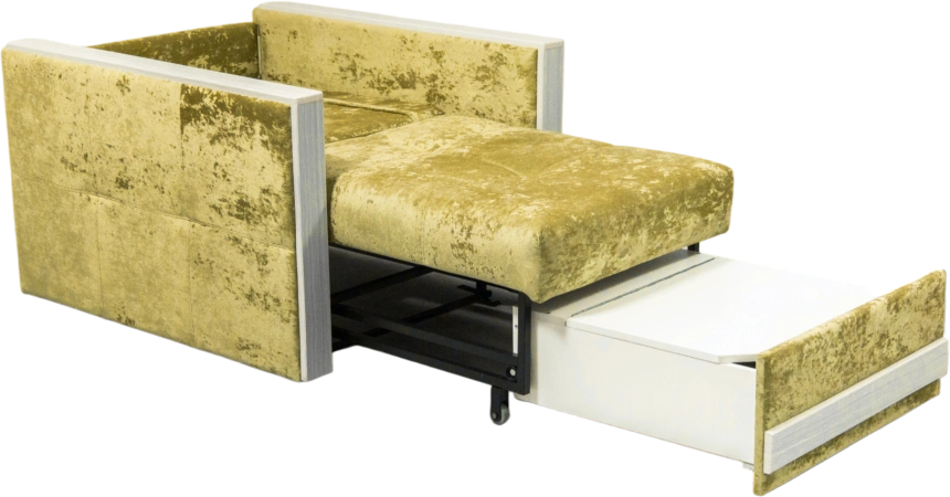 Кресло-кровать Адель 2, Спарк Елов, Рамух белый