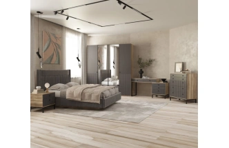 Комод Пласидо, дуб каньон монумент / софт серый дым