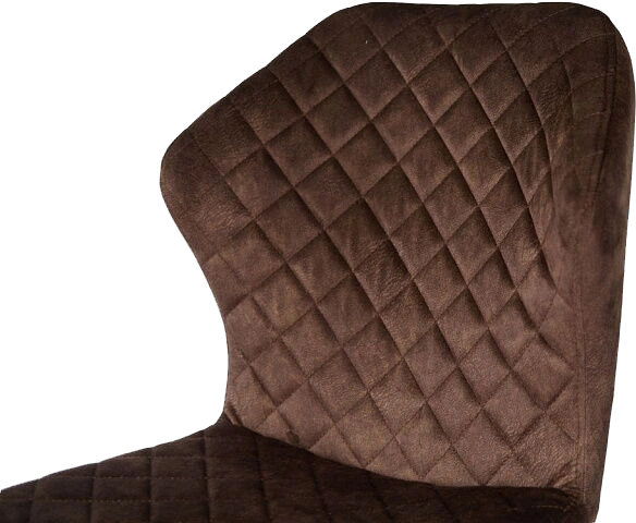 Стул Вилла, мягкий, милано 05, велюр, каркас черный