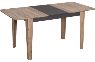 Кухонный стол раздвижной Edwin, Дуб Вотан-Вольфрам, Дуб Вотан