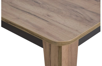 Кухонный стол раздвижной Edwin, Дуб Вотан-Вольфрам, Дуб Вотан