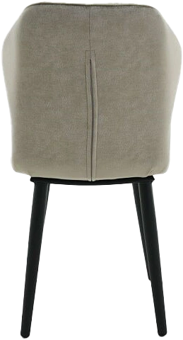 Стул Вилла, мягкий, порто 01, велюр, каркас черный