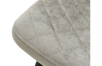 Стул Вилла, мягкий, порто 01, велюр, каркас черный