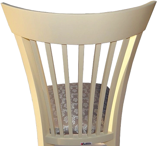 Стул Тулон, деревянный с мягким сиденьем, стефани 149-2 жаккард, каркас слоновая кость