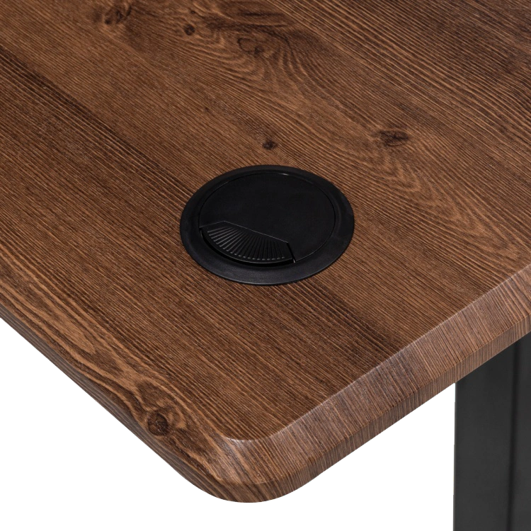 Стол компьютерный Маркос, 140, с механизмом подъема, орех кантри / белый