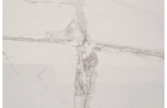 Обеденный стол 30F-14780, МДФ, белый / золото