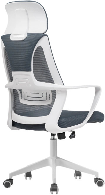 Офисное кресло Golem, с подголовником, dark gray / white