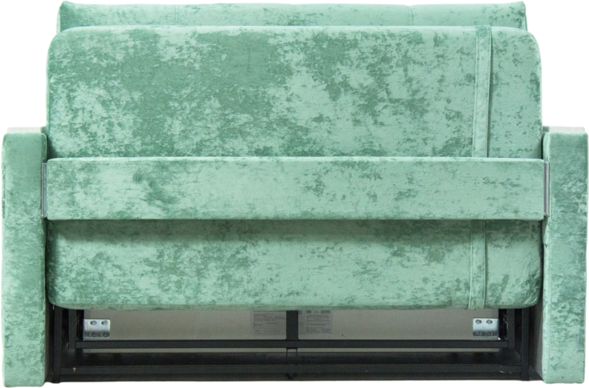 Диван прямой малый Адель 2, ткань Лаки 21, Рамух белый