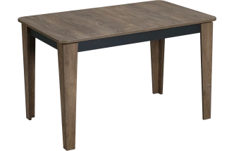 Кухонный стол раздвижной Edwin, Дуб Канзас-Графит, Дуб Канзас