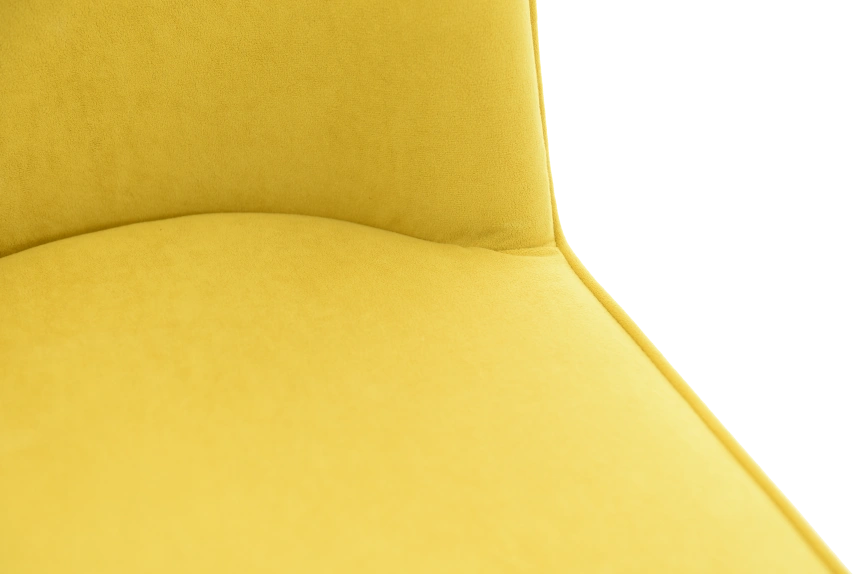 Стул Дейзи, мягкий, вивальди 15, велюр, каркас черный