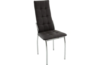 Стул Чинзано, мягкий, батлер 06, эккожа, каркас хром