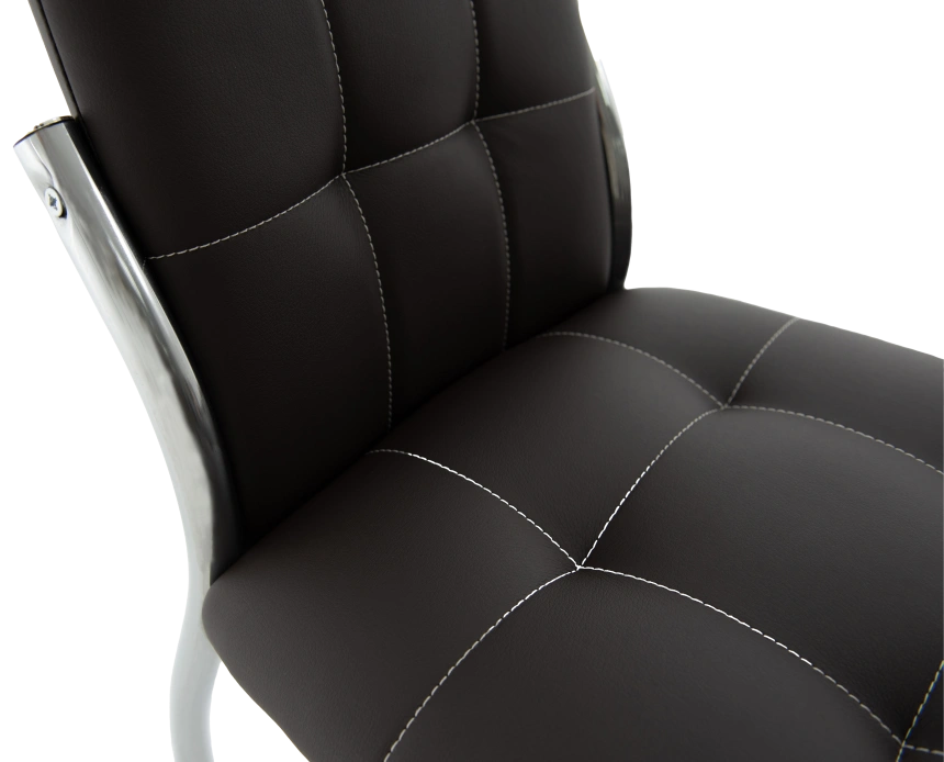 Стул Чинзано, мягкий, батлер 06, эккожа, каркас хром