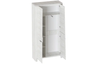 Шкаф двухдверный Мальта, 105x39.5x211, распашной с полками, дуб винтерберг