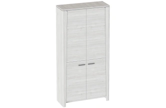 Шкаф двухдверный Мальта, 105x39.5x211, распашной с полками, дуб винтерберг