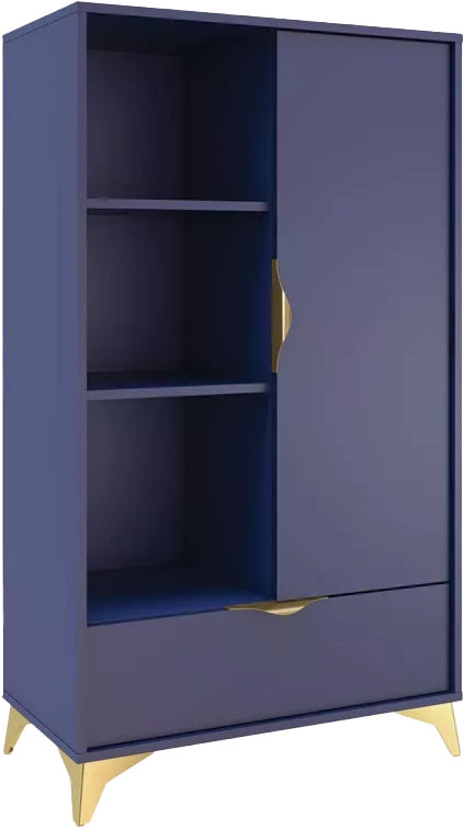 Шкаф с ящиком Челси, Морской синий